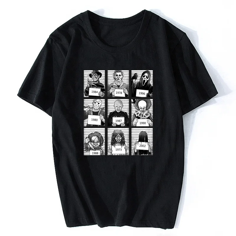 Wholesale Fashion Jason Voorhees December 13th T Shirts Mens 100% Cotton Short Sleeved Death Funny Tees
Wholesale Fashion Jason Voorhees December 13th T Shirts Mens 100% Cotton Short Sleeved Death Funny Tees