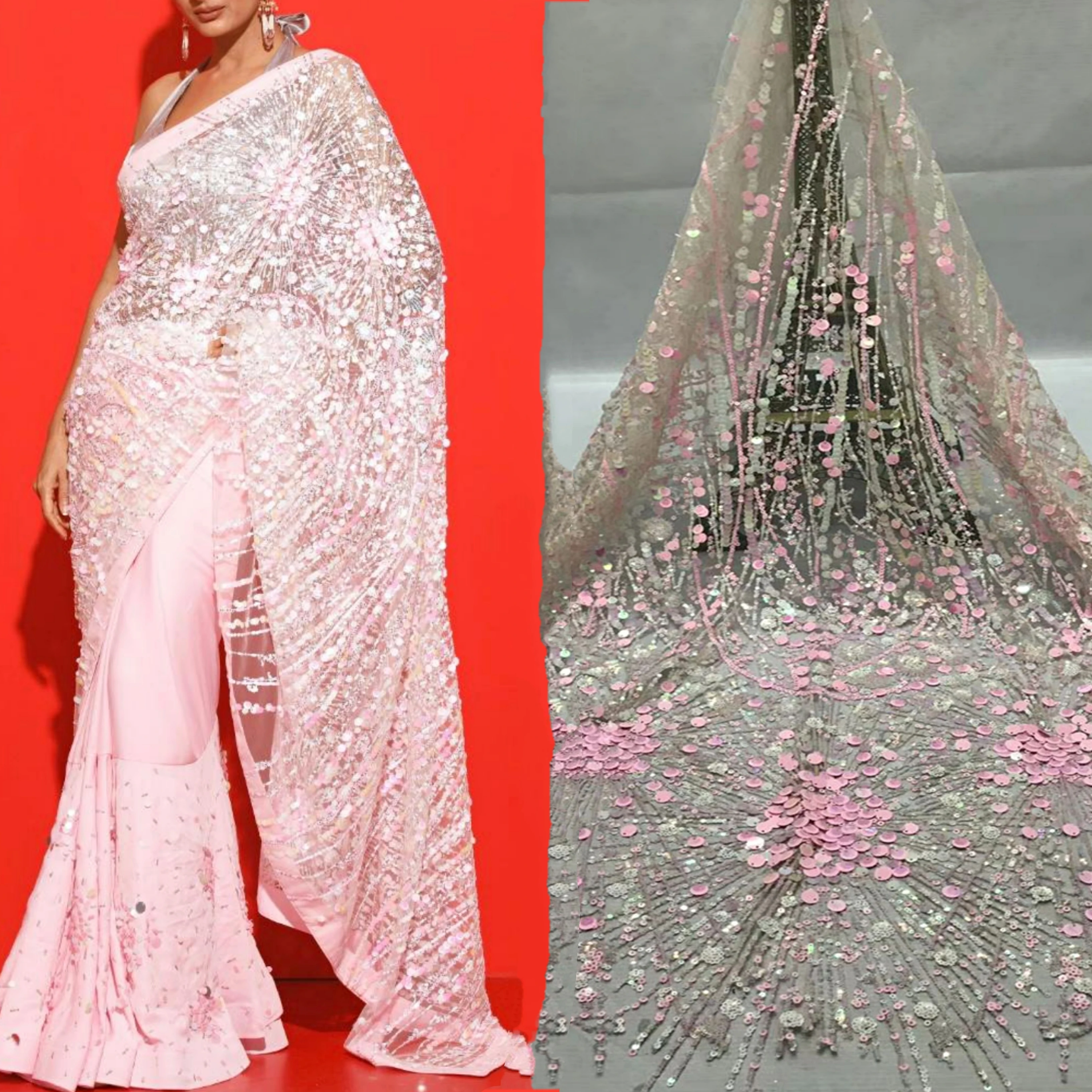 2021 Wholesale price african sequin tulle lace fabrics for women dress, As picture or customized
2021 Wholesale price african sequin tulle lace fabrics for women dress, As picture or customized