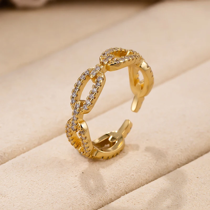 Custom ring and copper micro inlaid zircon Crown Star Love plated gold women's jewelry ring fashion
Custom ring and copper micro inlaid zircon Crown Star Love plated gold women's jewelry ring fashion