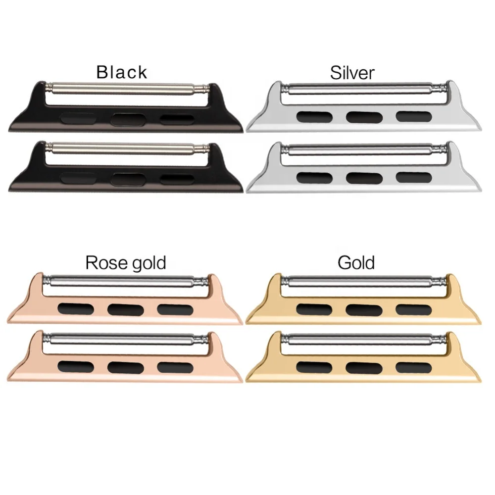 KeepWin Wholesale 10 Color Metal Stainless Steel Watch Strap Bar Connector Adapter for Apple Watch Band 7 6 5 4 SE, 8 colors
KeepWin Wholesale 10 Color Metal Stainless Steel Watch Strap Bar Connector Adapter for Apple Watch Band 7 6 5 4 SE, 8 colors