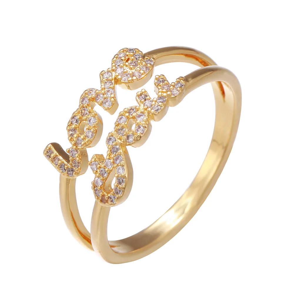 Ins Hot Popular Love You Initial Letter Cz Crystal Ring Real Gold Plated Double Layer Initial Finger Rings
Ins Hot Popular Love You Initial Letter Cz Crystal Ring Real Gold Plated Double Layer Initial Finger Rings