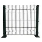 1.2 m 4x4 cheap vinyl green painted 3d welded wire mesh garden fence trellis.