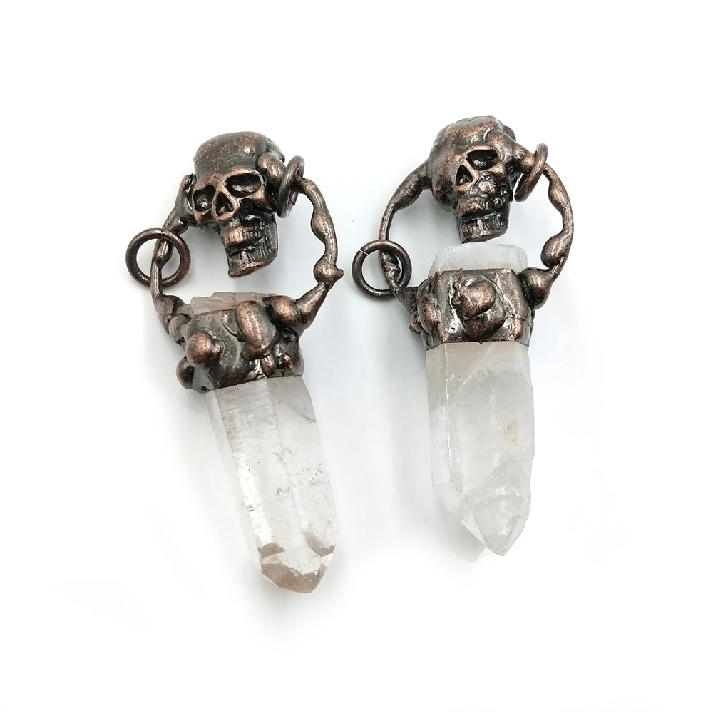 Natural Skull Pendant Mens Charm Satanic Jewelry Pirate Biker Raw Crystal Quartz Necklace Cool Gift Set for Men, Multi
Natural Skull Pendant Mens Charm Satanic Jewelry Pirate Biker Raw Crystal Quartz Necklace Cool Gift Set for Men, Multi