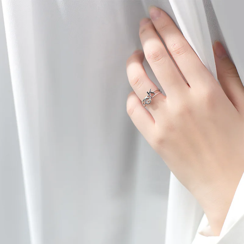 European Fashion Jewelry 925 Sterling Silver Initial Rings Simple Design 26 A-Z Alphabet Capital Letter Rings For Birthday Gifts
European Fashion Jewelry 925 Sterling Silver Initial Rings Simple Design 26 A-Z Alphabet Capital Letter Rings For Birthday Gifts