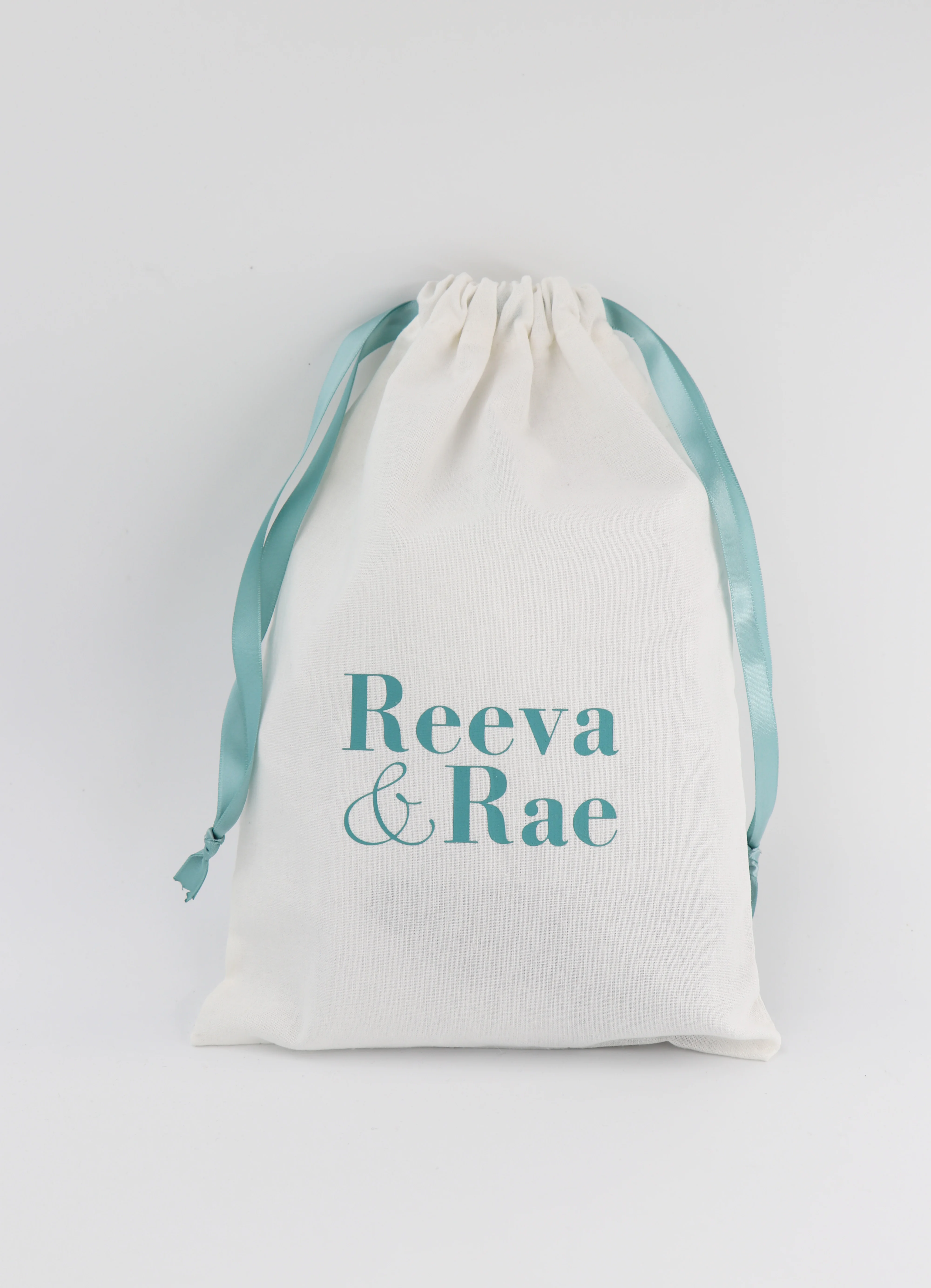 muslin calico canvas string bag custom organic cotton drawstring