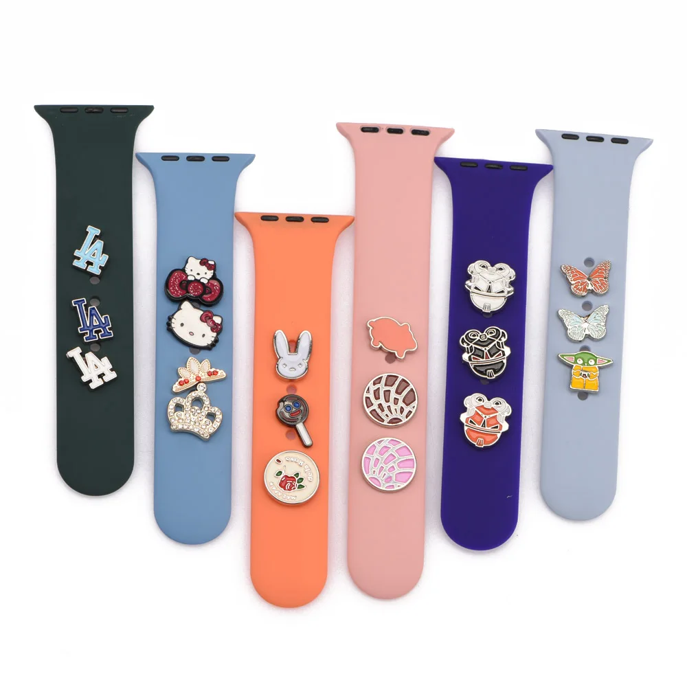 Wholesale jewelry Rabbit Ms mouse Metal charms for wristband apple watch band Hard enamel charm, Custom color
Wholesale jewelry Rabbit Ms mouse Metal charms for wristband apple watch band Hard enamel charm, Custom color