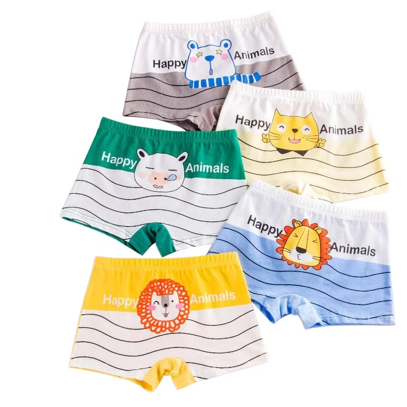 Cartoon animal boy cotton used boys underwear children's panties panties for children, Five colors
Cartoon animal boy cotton used boys underwear children's panties panties for children, Five colors