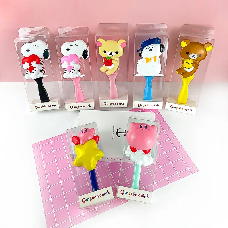 Cartoon Snoopy Character Hair Brush Comb Kirby Character Air Cushion Hair Brush Scalp Massage Rilakkuma Children Hair Comb
Cartoon Snoopy Character Hair Brush Comb Kirby Character Air Cushion Hair Brush Scalp Massage Rilakkuma Children Hair Comb