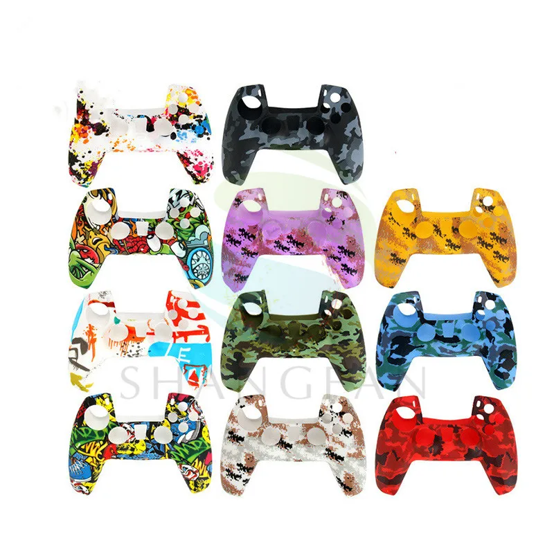 2020 Hot sale for PS5 camouflage silicone case Controller Shell silicone Game Case For PS5 Gamepad, Optional
2020 Hot sale for PS5 camouflage silicone case Controller Shell silicone Game Case For PS5 Gamepad, Optional