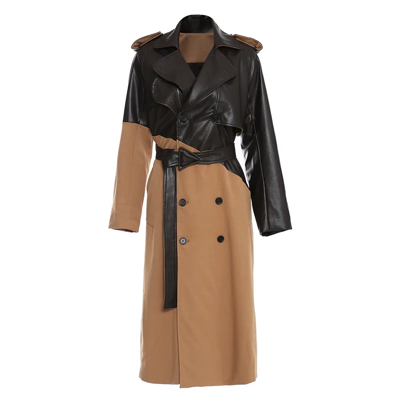 Women Fall Spring Autumn Winter Long Sleeve Khaki Black Jacket Pocket Bandage Long Windbreaker Trench Coat Dust Coat
Women Fall Spring Autumn Winter Long Sleeve Khaki Black Jacket Pocket Bandage Long Windbreaker Trench Coat Dust Coat