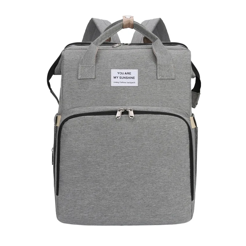 2021 Mother Baby Diaper Bag Women OEM Customize Logo Men Multi Function Gray Waterproof Backpack Unisex Luxury Style, Dark gray
2021 Mother Baby Diaper Bag Women OEM Customize Logo Men Multi Function Gray Waterproof Backpack Unisex Luxury Style, Dark gray