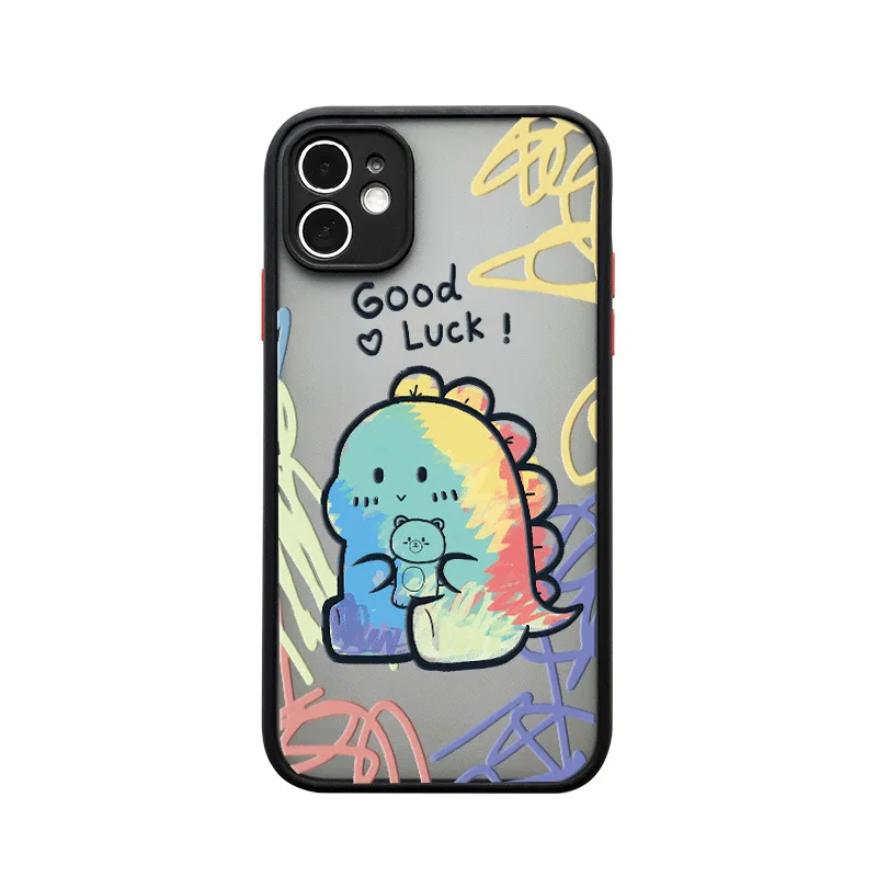 Fashion Cartoon Phone Case for iPhone 11 12 Mini Pro X XS XR Max 7 8 Plus SE 2020 Skin Feel Transparent Matte Back Cover
Fashion Cartoon Phone Case for iPhone 11 12 Mini Pro X XS XR Max 7 8 Plus SE 2020 Skin Feel Transparent Matte Back Cover