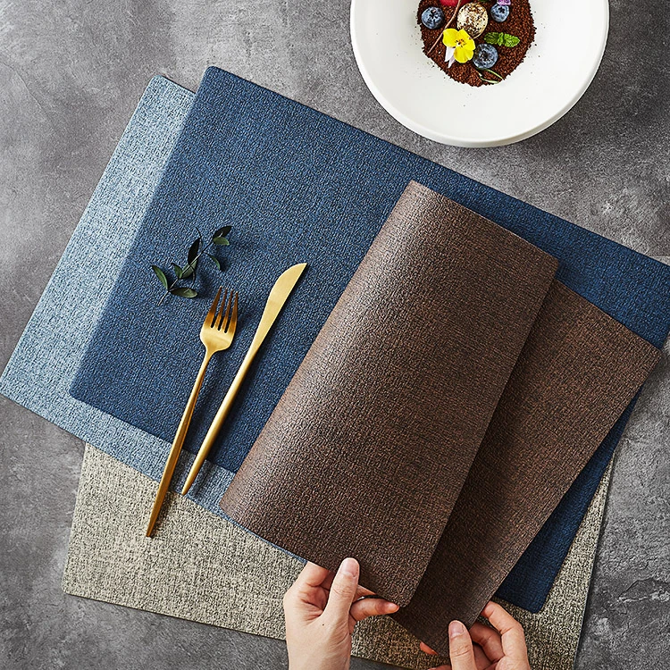 New Designs Fashion Woven Grain PU Rectangle Placemat Leather Tablemat, Gray,taupe,coffee,deep blue,white marble,black marble
New Designs Fashion Woven Grain PU Rectangle Placemat Leather Tablemat, Gray,taupe,coffee,deep blue,white marble,black marble