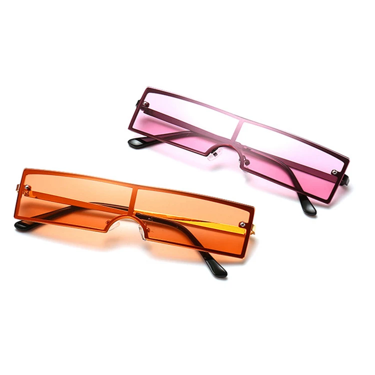 one piece lens Fashion Sun glasses Vintage shades small frameless Rectangle 2022 sunglasses women men
one piece lens Fashion Sun glasses Vintage shades small frameless Rectangle 2022 sunglasses women men