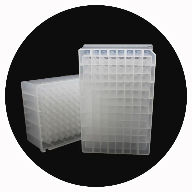 Factory production and wholesale 2.2ml square round V conical bottom 96 deep well plate for Kingfisher, Transparent
Factory production and wholesale 2.2ml square round V conical bottom 96 deep well plate for Kingfisher, Transparent