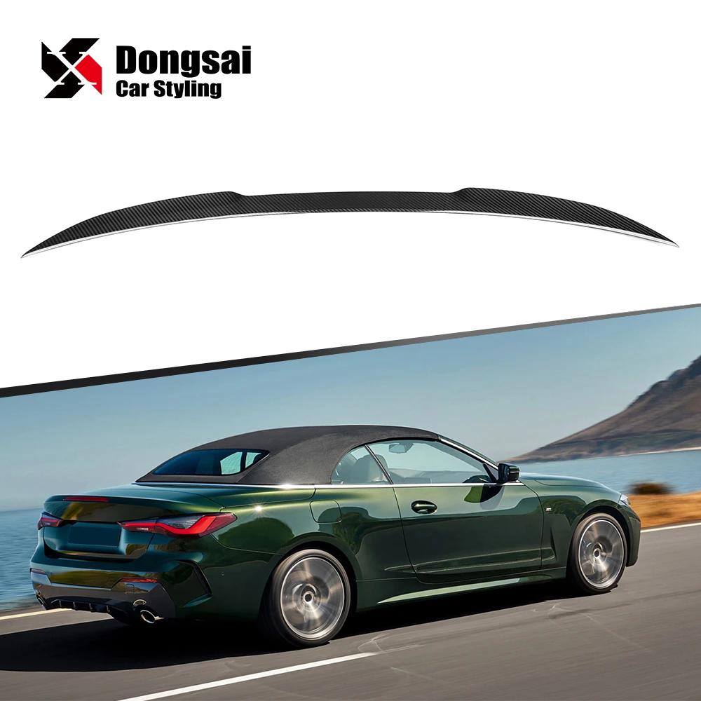 

M Style Dry Carbon Rear Spoiler Ducktail Trunk Lip Tail Wing for BMW 4 Series G23 G83 M4 2020+
