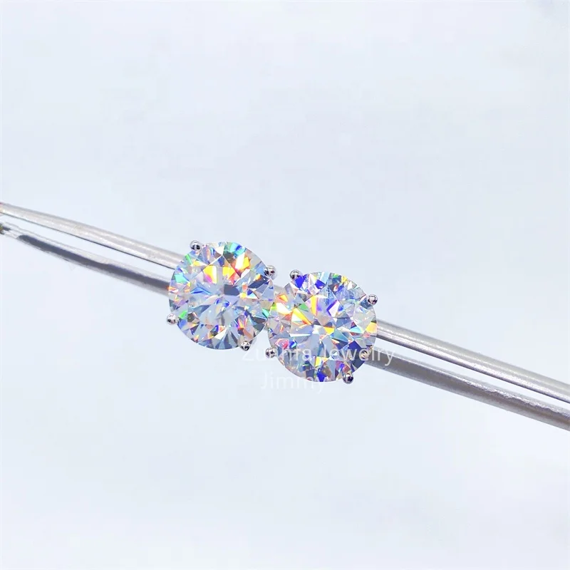 Customized Fashion Women Gift Earrings Jewelry 14k Real Solid Gold Solitaire IGI Lab Grown CVD Diamond Stud Earrings
Customized Fashion Women Gift Earrings Jewelry 14k Real Solid Gold Solitaire IGI Lab Grown CVD Diamond Stud Earrings