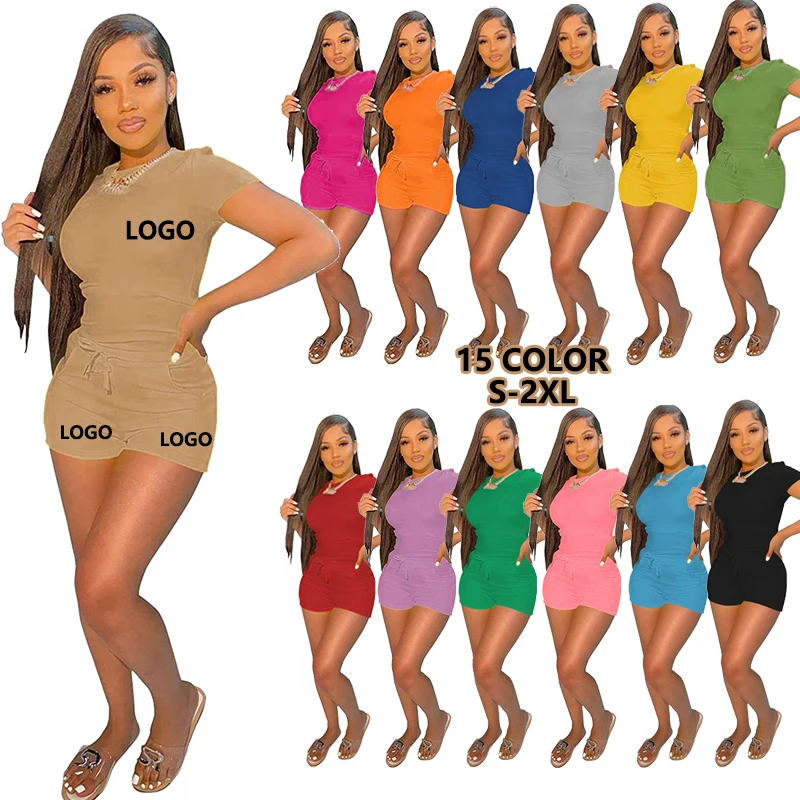 Fashion 2 Piece Shorts Outfits Women Solid Jogger Set Tracksuit O-Neck T Short And Shirt Set Biker Two Piece Short Set, Photo color
Fashion 2 Piece Shorts Outfits Women Solid Jogger Set Tracksuit O-Neck T Short And Shirt Set Biker Two Piece Short Set, Photo color