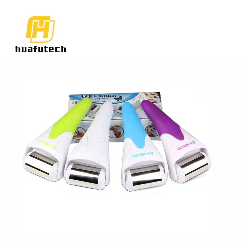 Huafu Skin cooling dermaroller body massager stainless steel ice roller for face and body, White and stainless steel
Huafu Skin cooling dermaroller body massager stainless steel ice roller for face and body, White and stainless steel