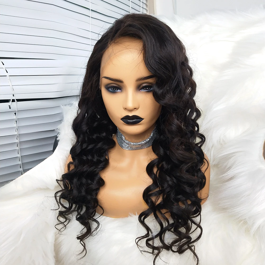Factory Price 100% Virgin Brazilian Natural Color Human 360 Lace Front Wig Loose Wave Wig Lace Front Human Hair for Women
Factory Price 100% Virgin Brazilian Natural Color Human 360 Lace Front Wig Loose Wave Wig Lace Front Human Hair for Women
