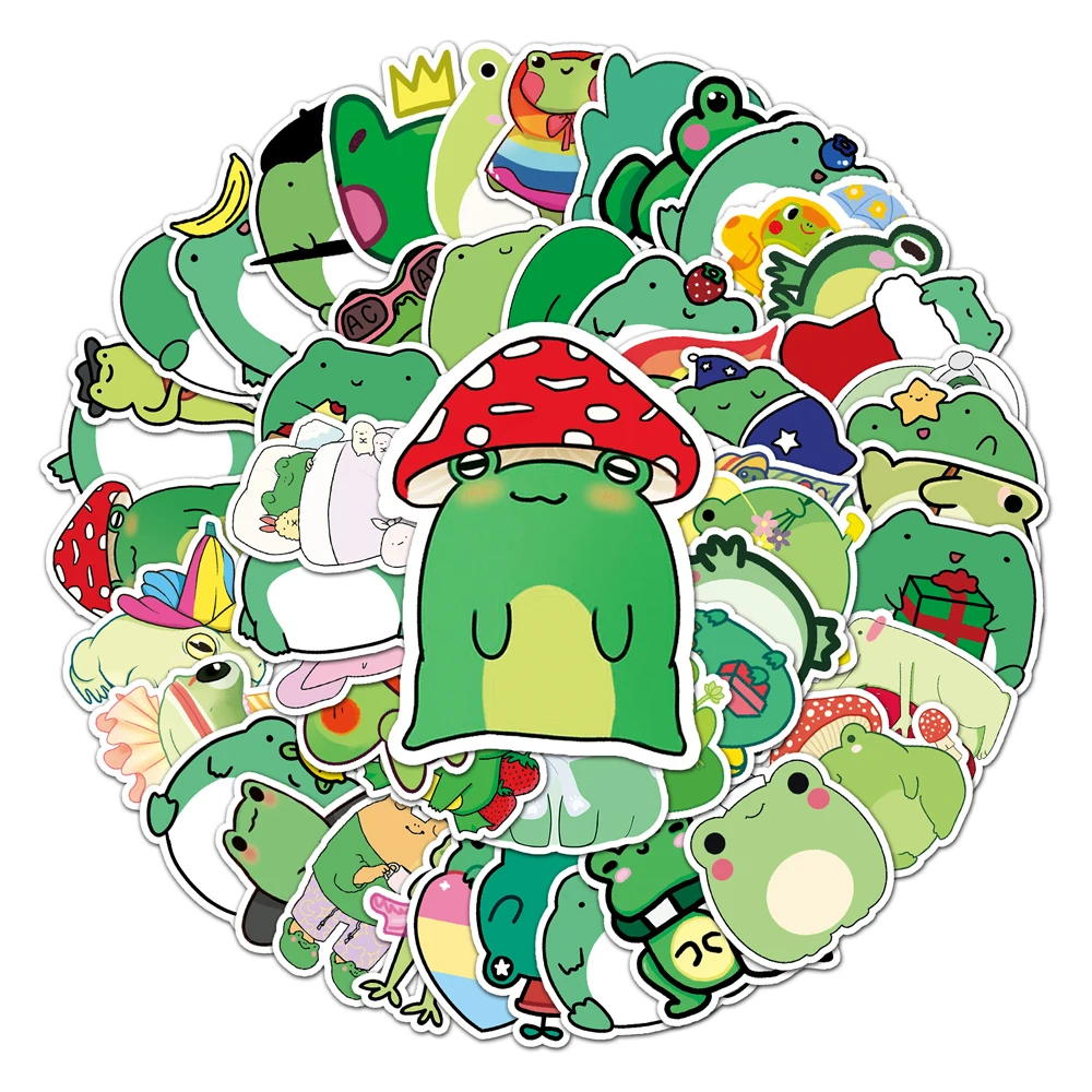 50pcs Factory Wholesale Animal Frog Cartoon Sticker Vinyl Waterproof Decorative Sticker
50pcs Factory Wholesale Animal Frog Cartoon Sticker Vinyl Waterproof Decorative Sticker