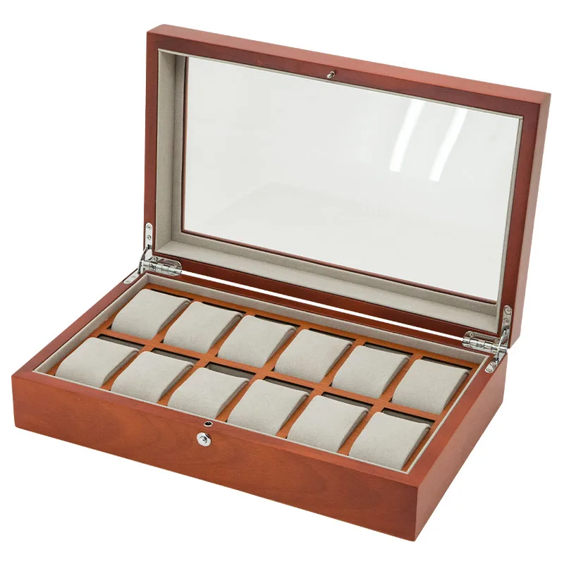 popular 12 slots of wooden watch box, customizd luxury watch box wholesale, Any color is avialable
popular 12 slots of wooden watch box, customizd luxury watch box wholesale, Any color is avialable