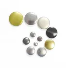 High quality platy flat round 4 parts snap fasten button metal snap