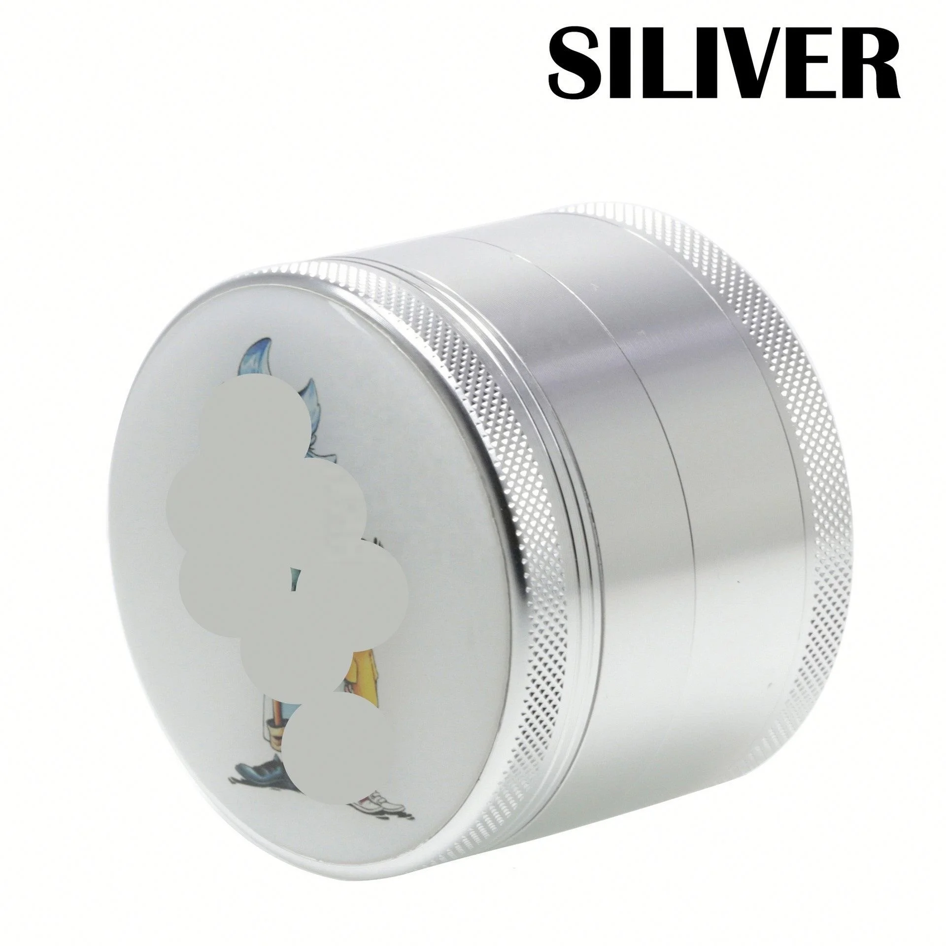 Diameter 63MM four-piece Aluminum Alloy CartoonPattern Tobacco Herb Grinder, Picture
Diameter 63MM four-piece Aluminum Alloy CartoonPattern Tobacco Herb Grinder, Picture