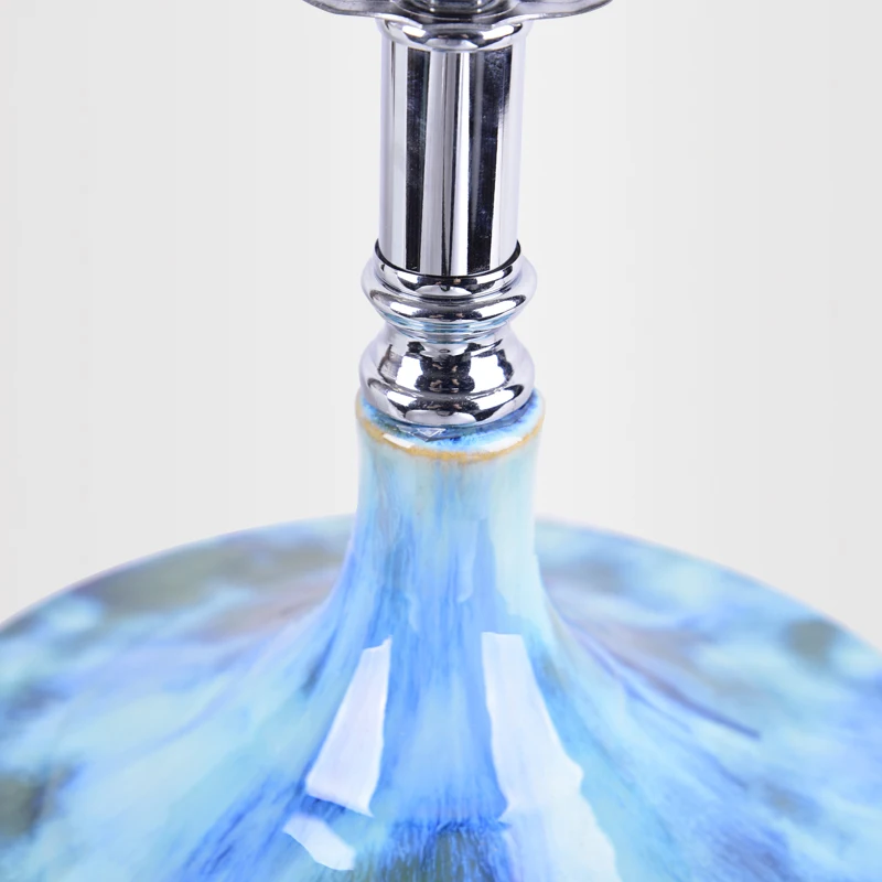 Chinoiserie Blue White Home Decor Porcelain Table Lamp LED Table Light