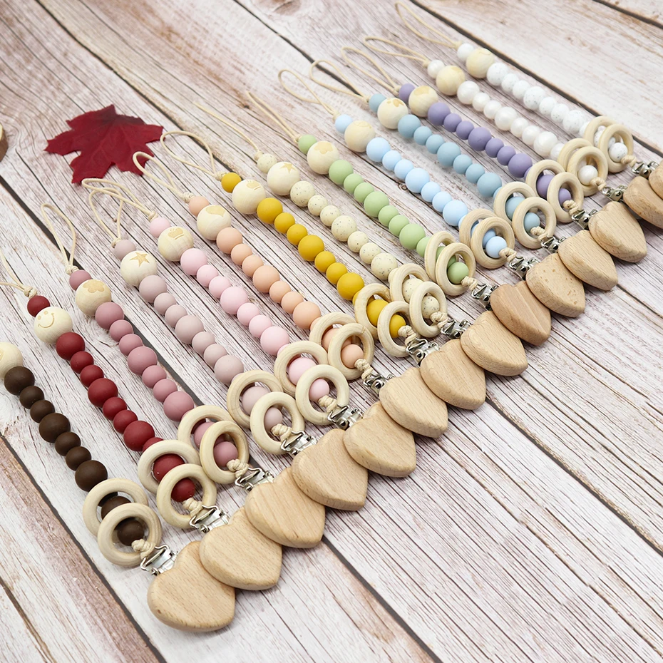 Melikey Wholesale Handmade Baby Dummy Pacifier Holder Chain Toddler Pacifier Clips, 60 colors
Melikey Wholesale Handmade Baby Dummy Pacifier Holder Chain Toddler Pacifier Clips, 60 colors