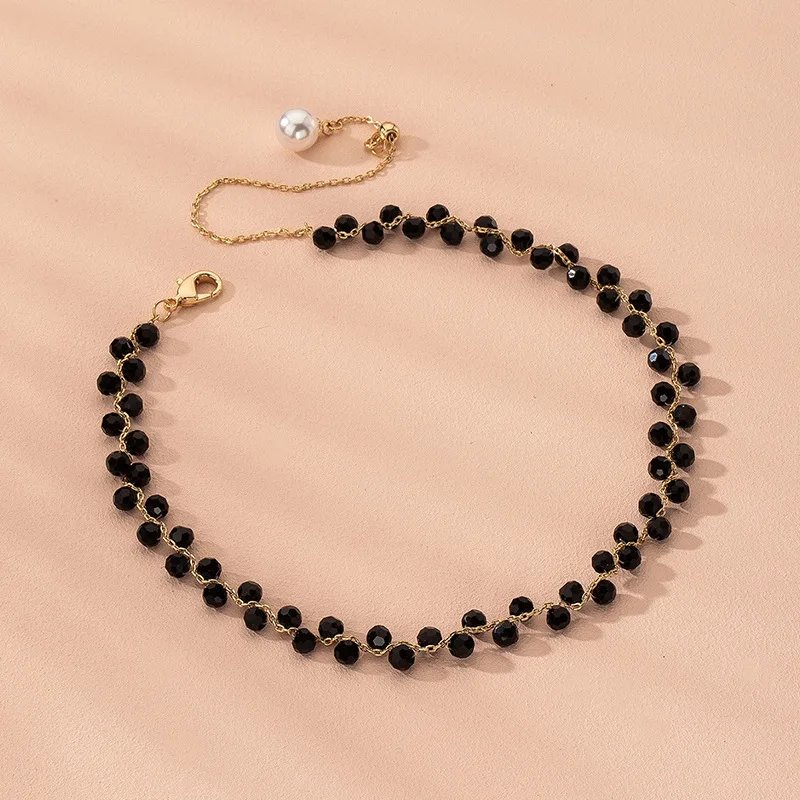 Vintage Gold Plated Collar Choker Chain Pearl Pendant Geometric Black Beaded Tassel Necklaces For Women
Vintage Gold Plated Collar Choker Chain Pearl Pendant Geometric Black Beaded Tassel Necklaces For Women