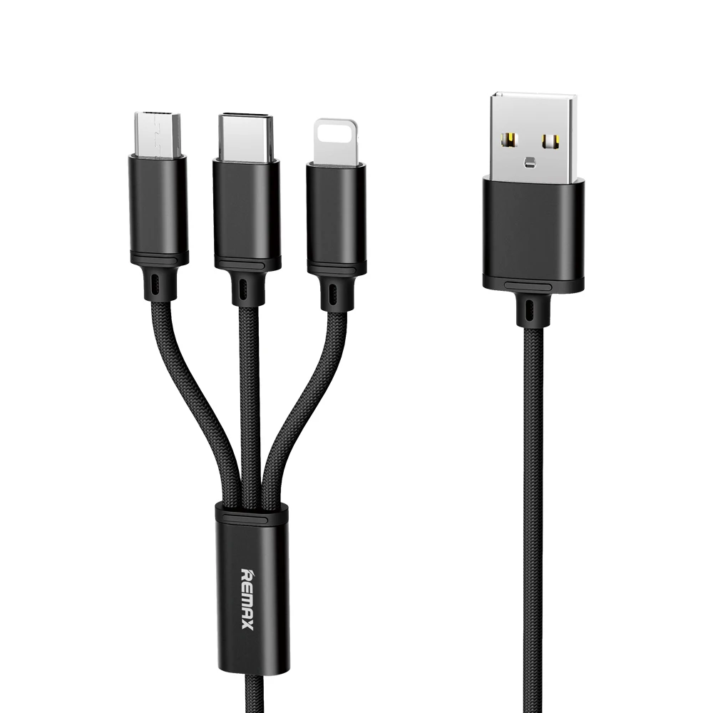 Remax Join Us Free sample 1.15M PVC 2.8 A Mobile Micro USB Cable 3 in 1 Charging Cable For iphone 12 Android
Remax Join Us Free sample 1.15M PVC 2.8 A Mobile Micro USB Cable 3 in 1 Charging Cable For iphone 12 Android