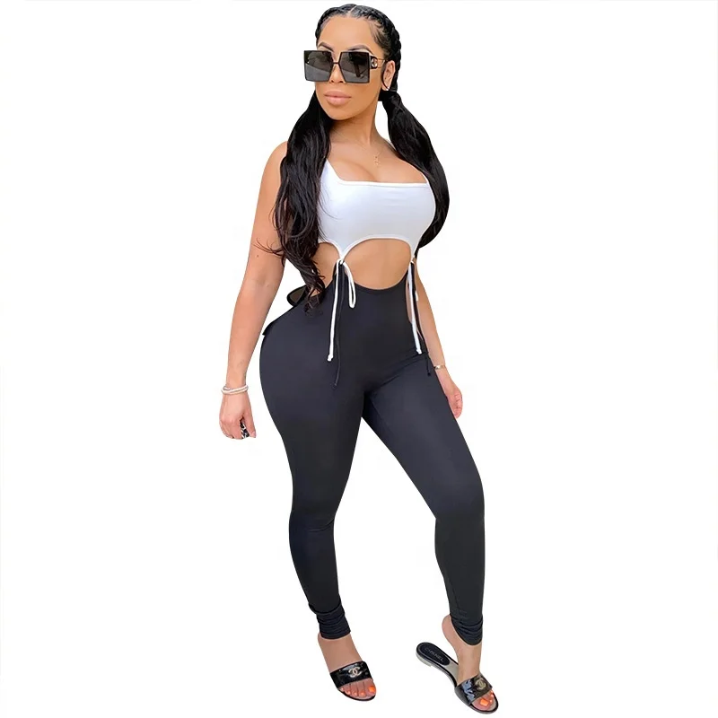 2020 Summer new women contrast color bow tie straps suspenders trousers jumpsuit women, Red, black, gold
2020 Summer new women contrast color bow tie straps suspenders trousers jumpsuit women, Red, black, gold