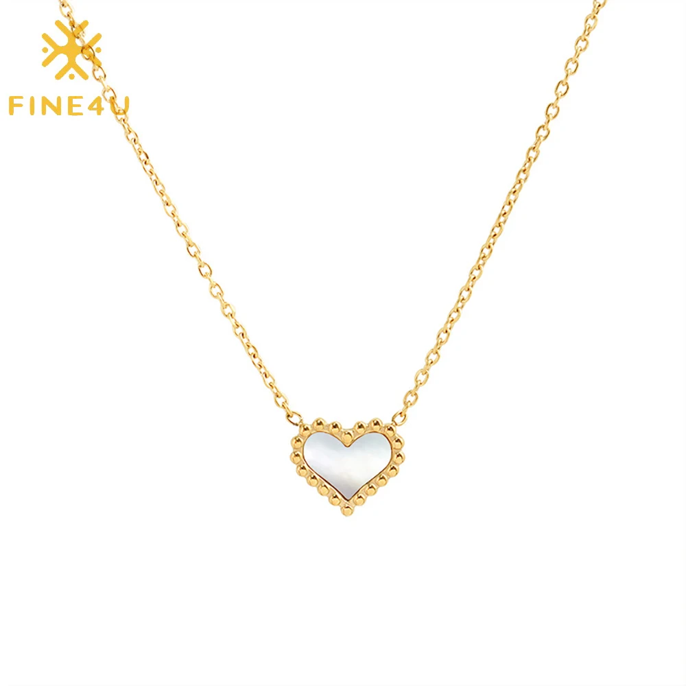 Women fashion jewelry gold plated white seashell pendant tiny stainless steel shell heart necklace, Steel, gold, rose gold
Women fashion jewelry gold plated white seashell pendant tiny stainless steel shell heart necklace, Steel, gold, rose gold
