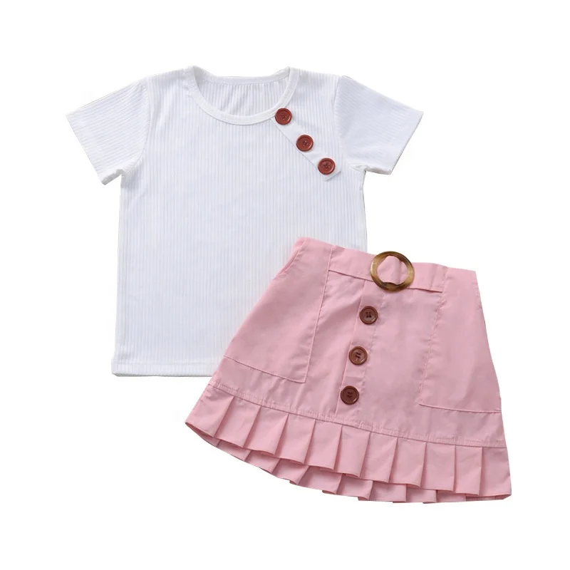 B24456A New arrival children's suit girls clothing set T-shirt + skirt two-piece suit, Pink, yellow
B24456A New arrival children's suit girls clothing set T-shirt + skirt two-piece suit, Pink, yellow