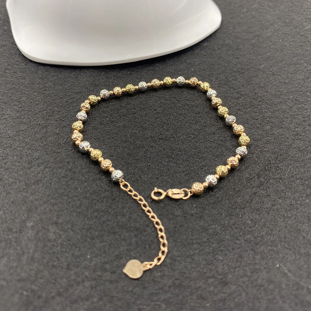 Wholesale 18k Pure Gold Pineapple Beads Bracelet Anklect Au750 Fine Jewelry Gold Bangles Women Ladies Girls Mums Gifts
Wholesale 18k Pure Gold Pineapple Beads Bracelet Anklect Au750 Fine Jewelry Gold Bangles Women Ladies Girls Mums Gifts