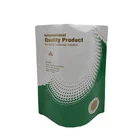 Custom printed stand up aluminum pouch for toner packing