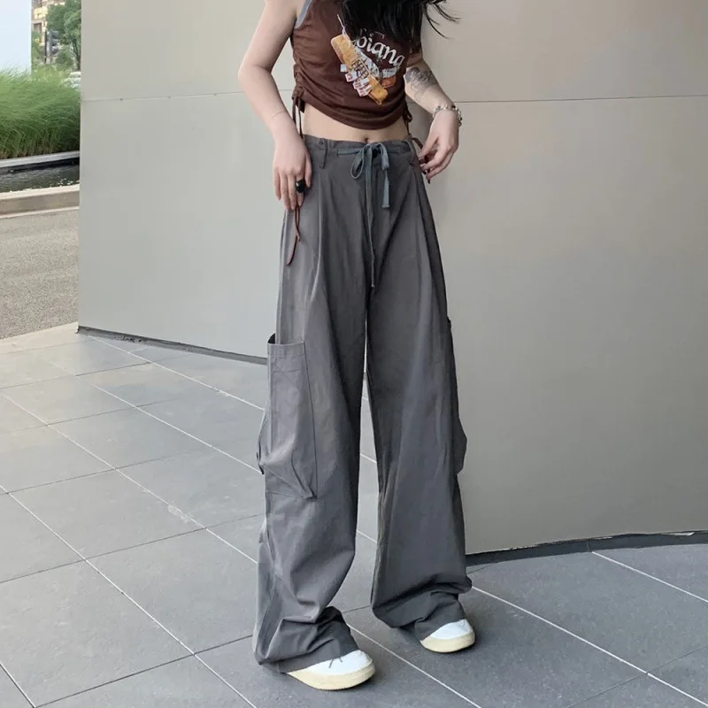 Hip Hop Street Pants Women'S 2023 New Summer Cargo Pants Straight Pants High Waist Casual Trousers Women
Hip Hop Street Pants Women'S 2023 New Summer Cargo Pants Straight Pants High Waist Casual Trousers Women