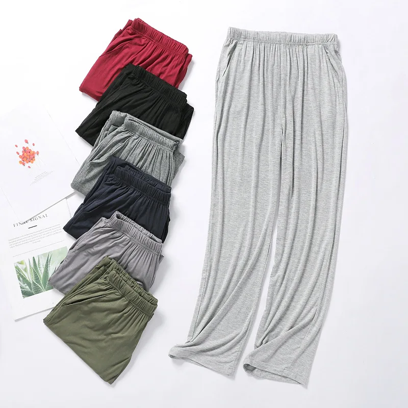 New men's modal trousers thin section spring and summer home pants men's plus size home pants casual trousers sleepwear pants
New men's modal trousers thin section spring and summer home pants men's plus size home pants casual trousers sleepwear pants