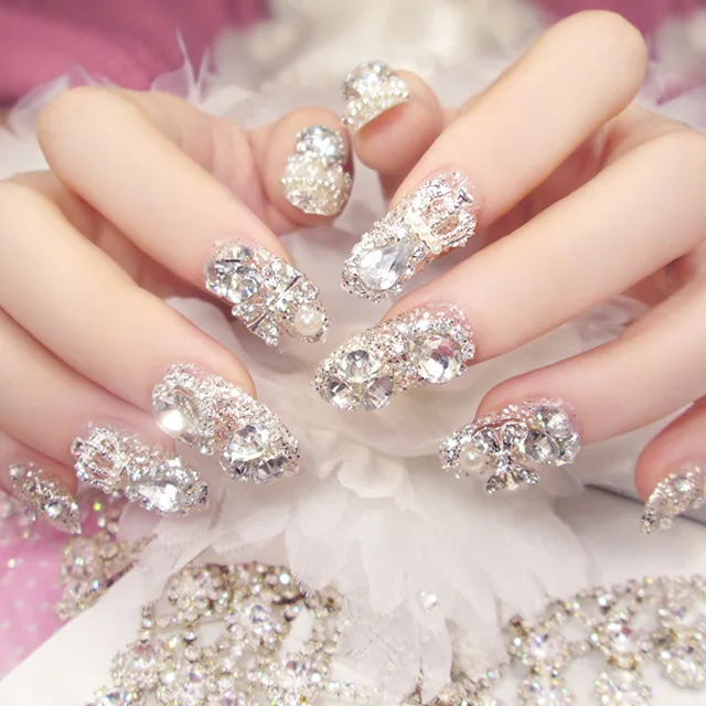 A36 artifical bride false nails with glue press on nails wholesale custom Big man-made diamond Rhinestone decoration, Pink
A36 artifical bride false nails with glue press on nails wholesale custom Big man-made diamond Rhinestone decoration, Pink