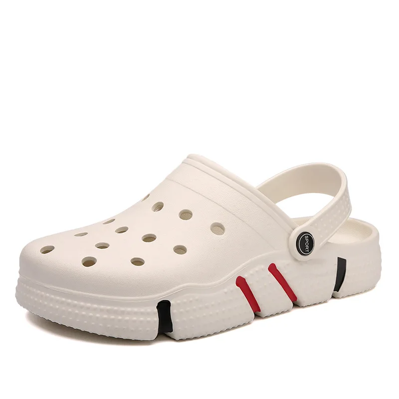 New Men Fashion Outdoor Slippers Personalized Dual Purpose Sandals Household Anti Skid Summer Beach Clogs, As picture
New Men Fashion Outdoor Slippers Personalized Dual Purpose Sandals Household Anti Skid Summer Beach Clogs, As picture