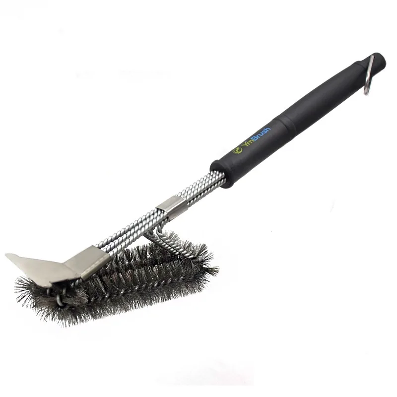 18-Inch Stainless Steel Scrapers Three-Head Barbecue Brush Three-Head Steel Wire Barbecue Grill Cleaning Brush
18-Inch Stainless Steel Scrapers Three-Head Barbecue Brush Three-Head Steel Wire Barbecue Grill Cleaning Brush