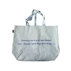 Cartoon DuPont Paper Lady Tote Washable Shopping Bag