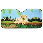 Colorful Cute Car Windshield Sun Shades Visor Cover Front Window Sunshade UV Rays Blocker Keep Vehicle Cool