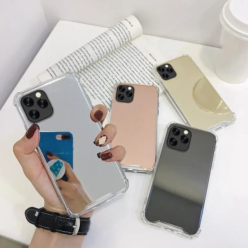Shockproof TPU PC for iPhone 11 Pro Max X XR XS Max Case Make Up With Mirror Cover for iPhone 11 Phone Case Mirror
Shockproof TPU PC for iPhone 11 Pro Max X XR XS Max Case Make Up With Mirror Cover for iPhone 11 Phone Case Mirror