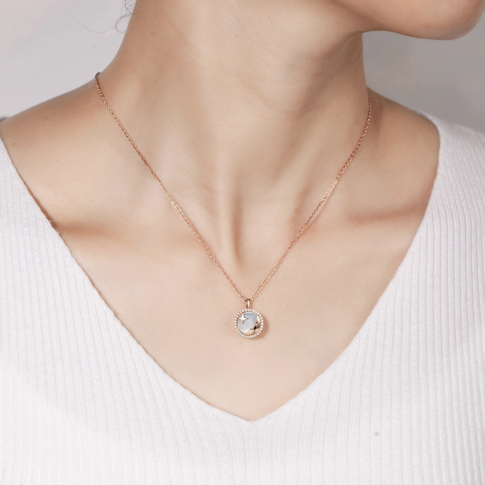 Loftily Fashion Personalized Jewelry Star Moon Chain Gold Plated Sterling Silver Pendant Necklaces, Plated bright silver rose gold golden
Loftily Fashion Personalized Jewelry Star Moon Chain Gold Plated Sterling Silver Pendant Necklaces, Plated bright silver rose gold golden