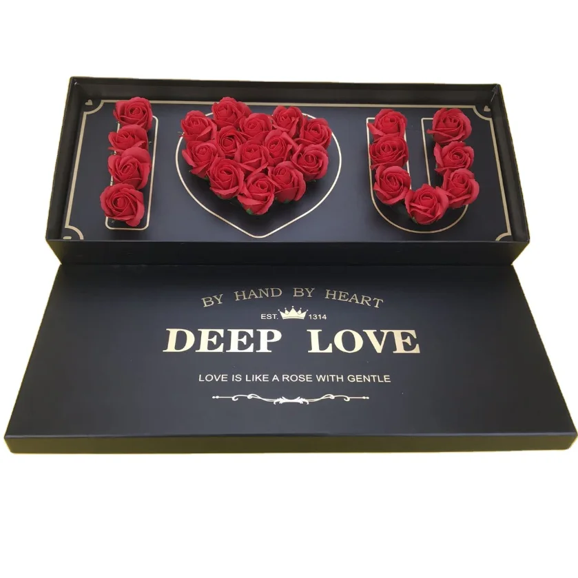 Wholesale Valentine's Day Printing Rectangular Rose Flower Box I LOVE YOU Environmental Gift Box
Wholesale Valentine's Day Printing Rectangular Rose Flower Box I LOVE YOU Environmental Gift Box