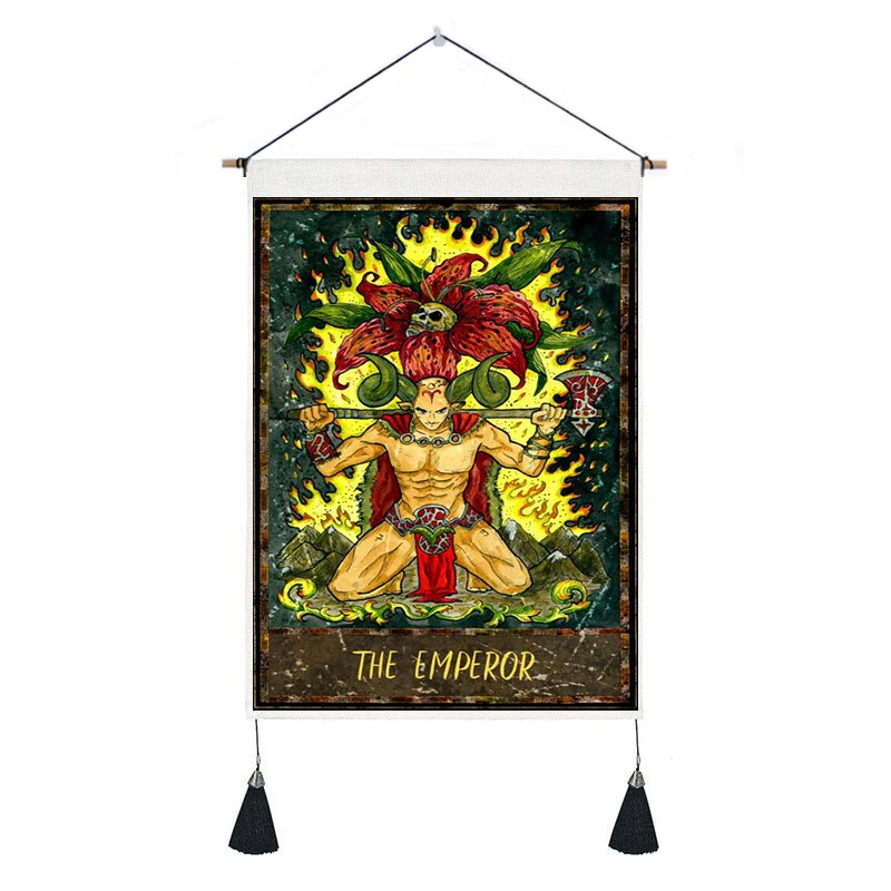 Wholesale Custom Magical Tarot Card Art Painting Scroll Wall Poster Creative Fashion Decoration Tapestry With Hanging Stick
Wholesale Custom Magical Tarot Card Art Painting Scroll Wall Poster Creative Fashion Decoration Tapestry With Hanging Stick