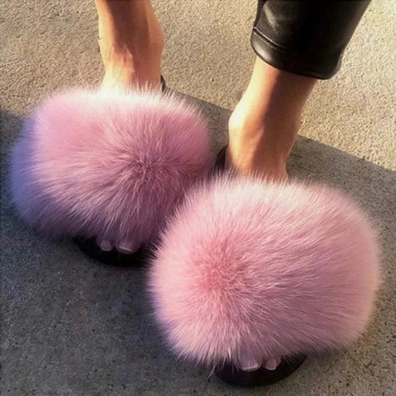 Sexy Faux Fur Slippers Women Furry Fluffy Slippers Outdoor Indoor Home Flat Shoes Female Casual Flops Slides Dropshopping
Sexy Faux Fur Slippers Women Furry Fluffy Slippers Outdoor Indoor Home Flat Shoes Female Casual Flops Slides Dropshopping