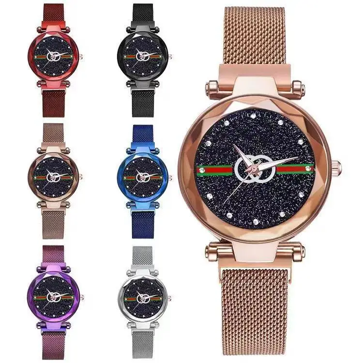 Luxury Crystal Star Sky Watch Women Lady Steel Strap Magnetic Buckle Quartz Watches Ladies Watches
Luxury Crystal Star Sky Watch Women Lady Steel Strap Magnetic Buckle Quartz Watches Ladies Watches